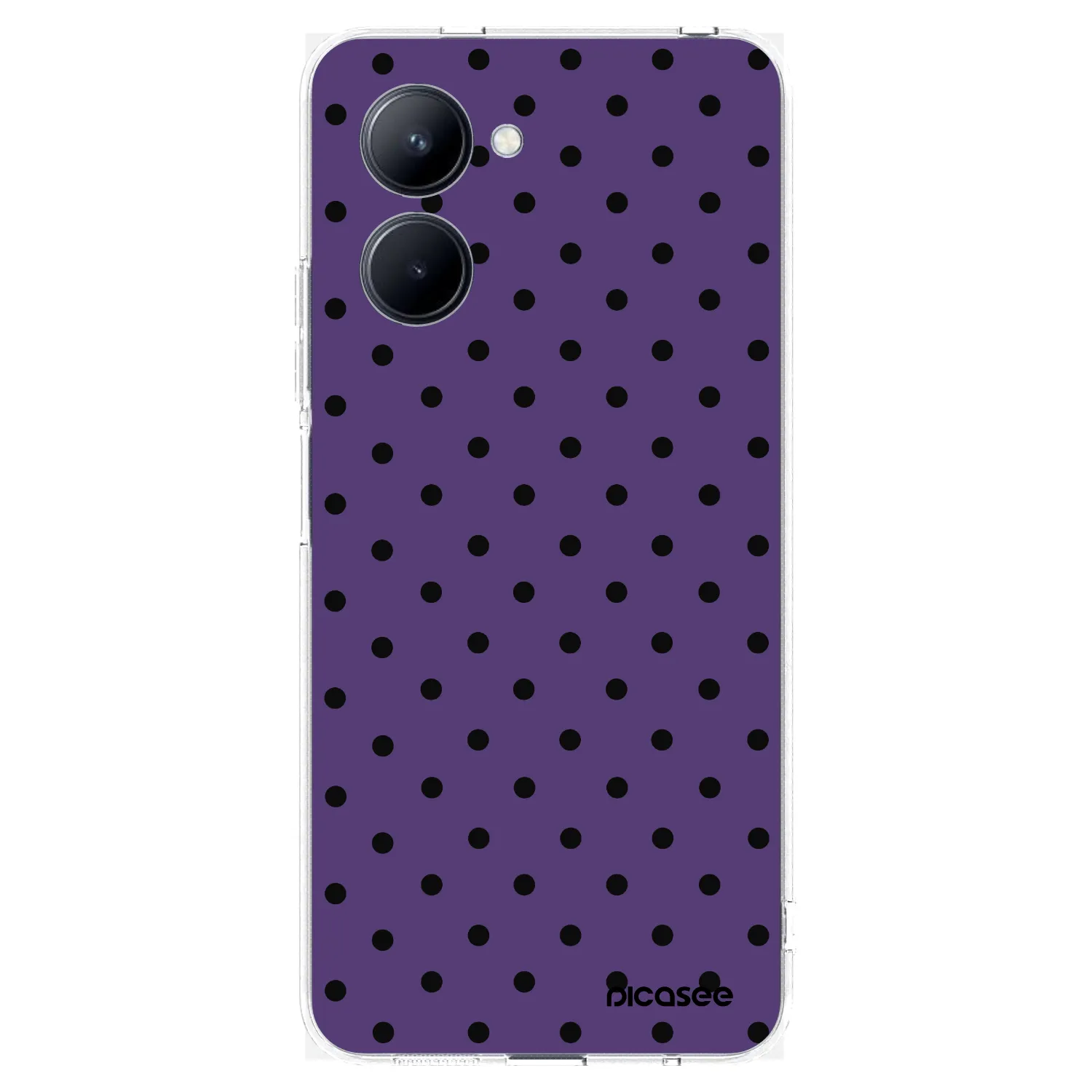 Picasee silikonový průhledný obal pro Realme C33 (2023) - Flickers 2
