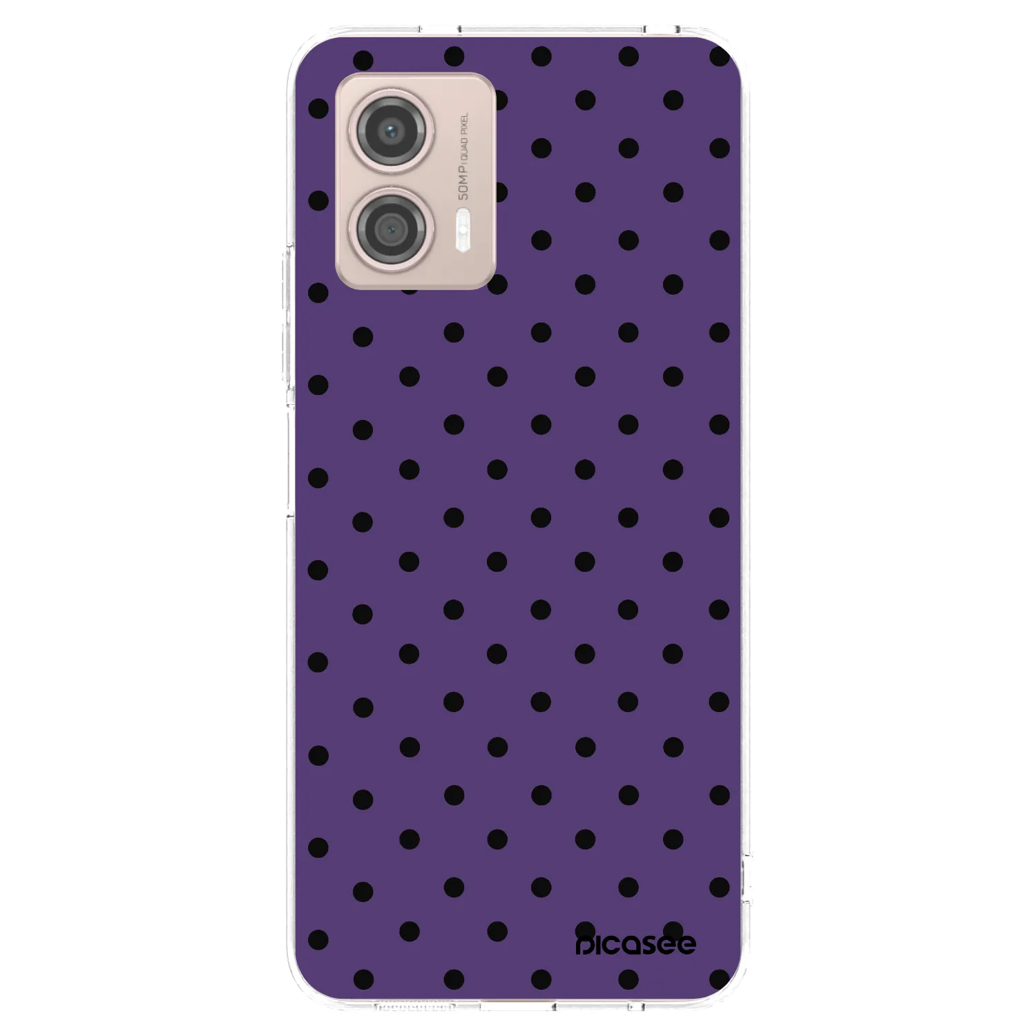 Picasee silikonový průhledný obal pro Motorola Moto G53 5G - Flickers 2