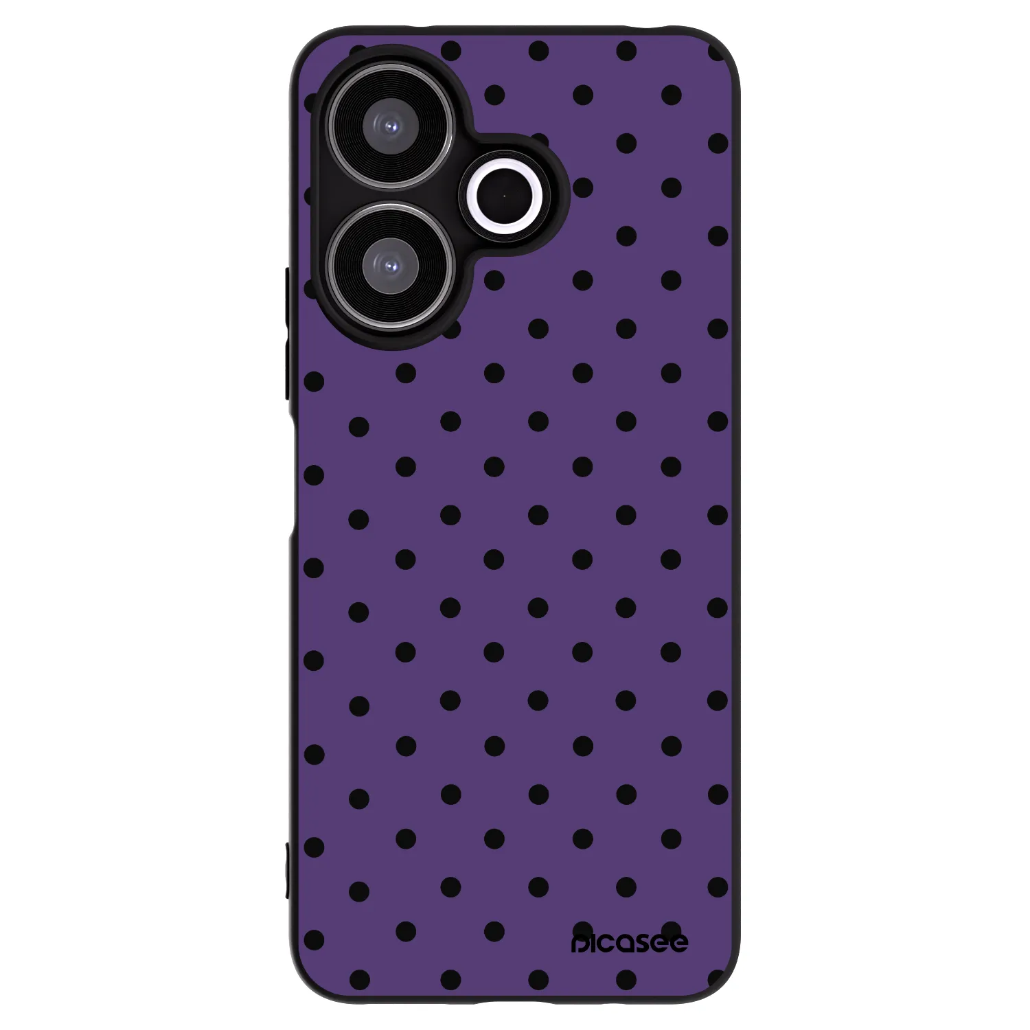 Picasee silikonový černý obal pro Xiaomi Redmi 13 4G - Flickers 2