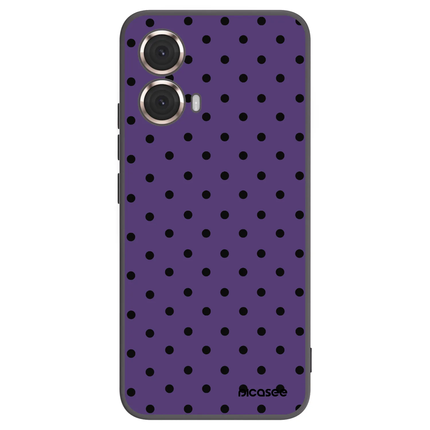 Picasee silikonový černý obal pro Motorola Moto G85 - Flickers 2