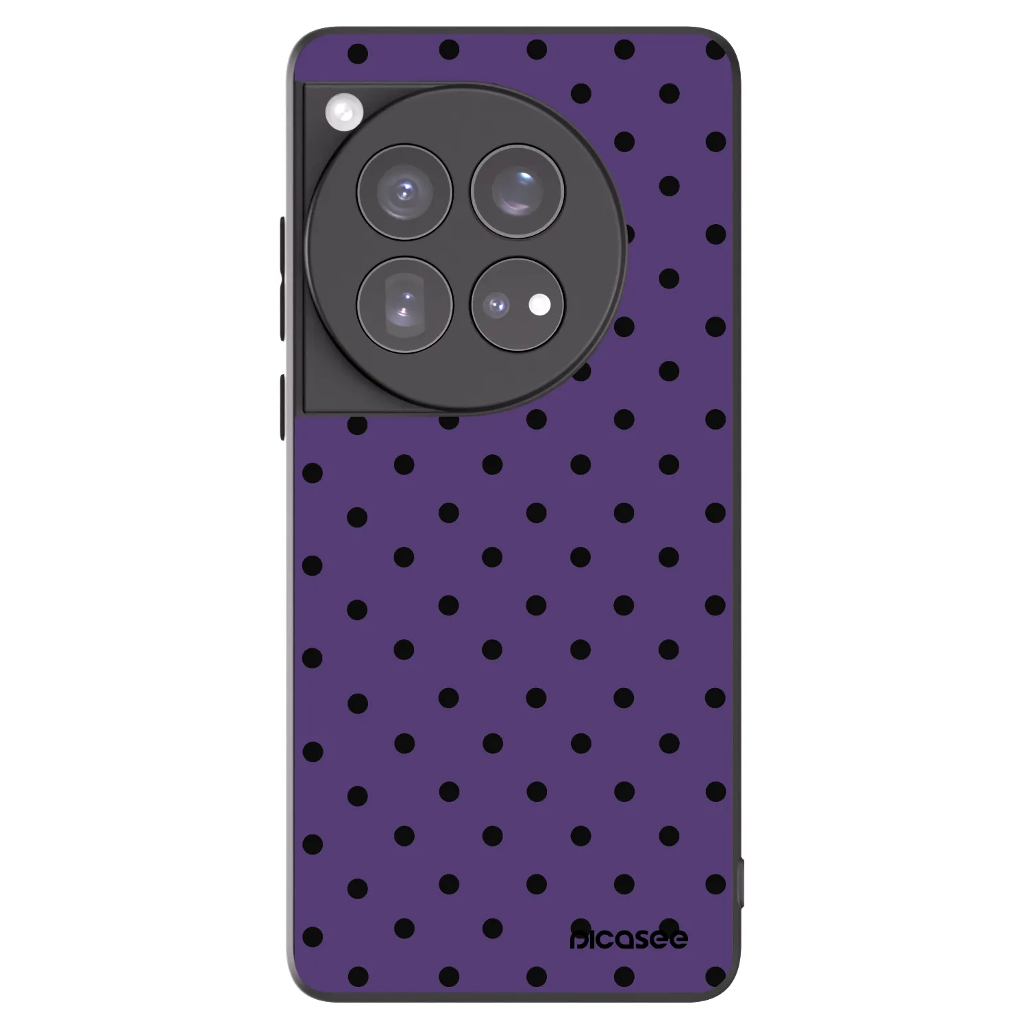 Picasee silikonový černý obal pro OnePlus 12 5G - Flickers 2