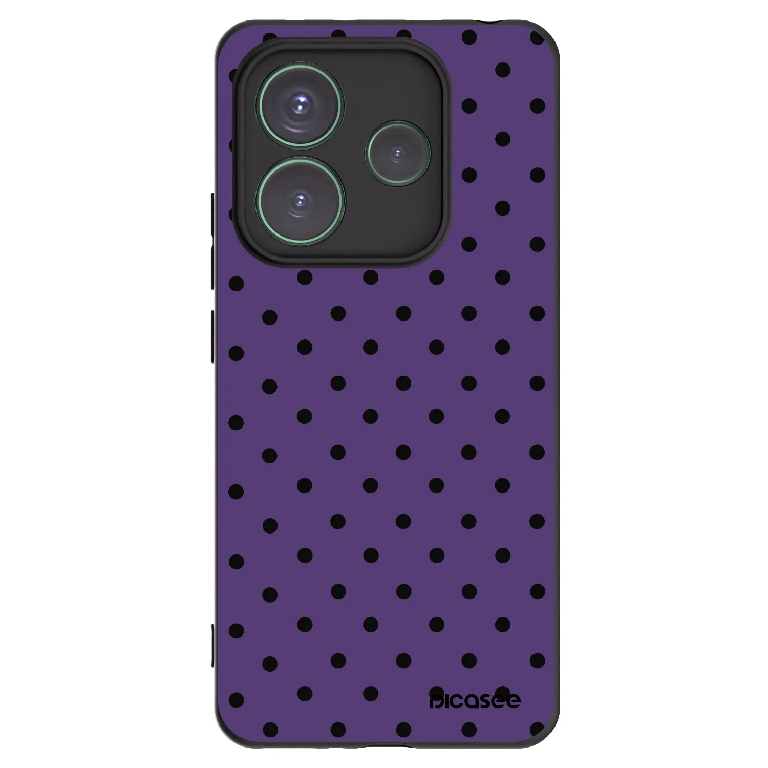 Picasee silikonový černý obal pro Xiaomi Redmi Note 14 5G - Flickers 2
