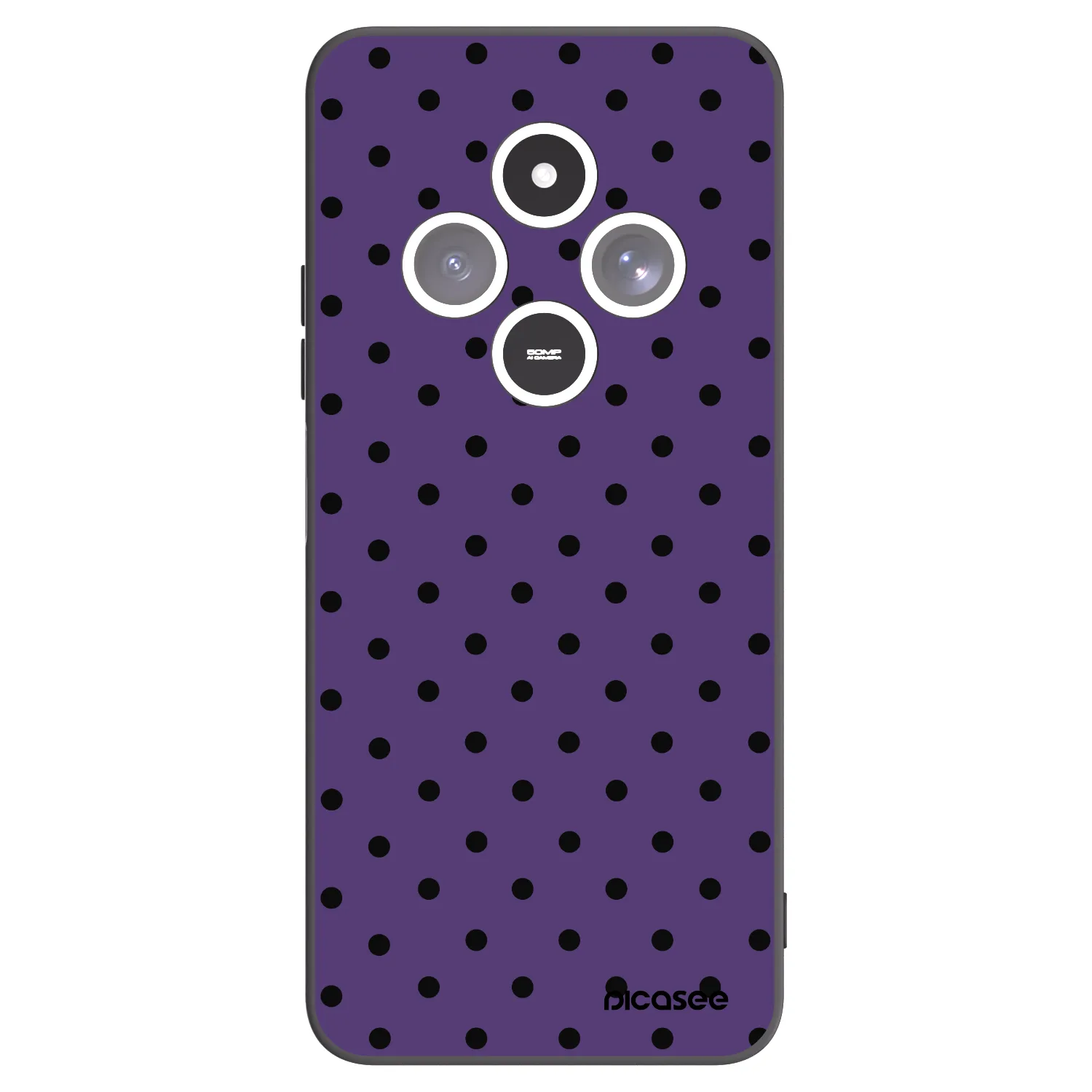 Picasee silikonový černý obal pro Xiaomi Redmi 14C - Flickers 2