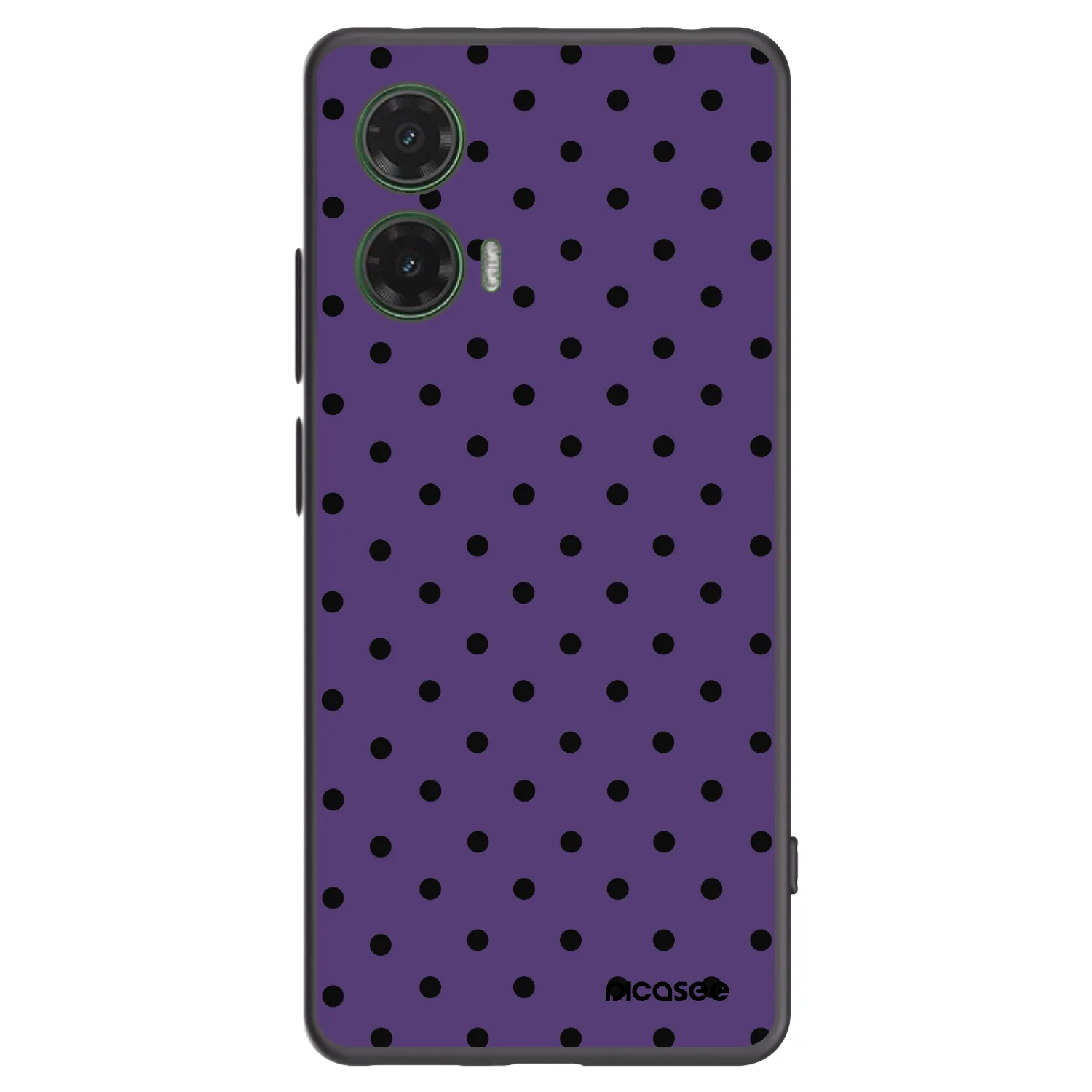 Picasee silikonový černý obal pro Motorola Moto G35 5G - Flickers 2