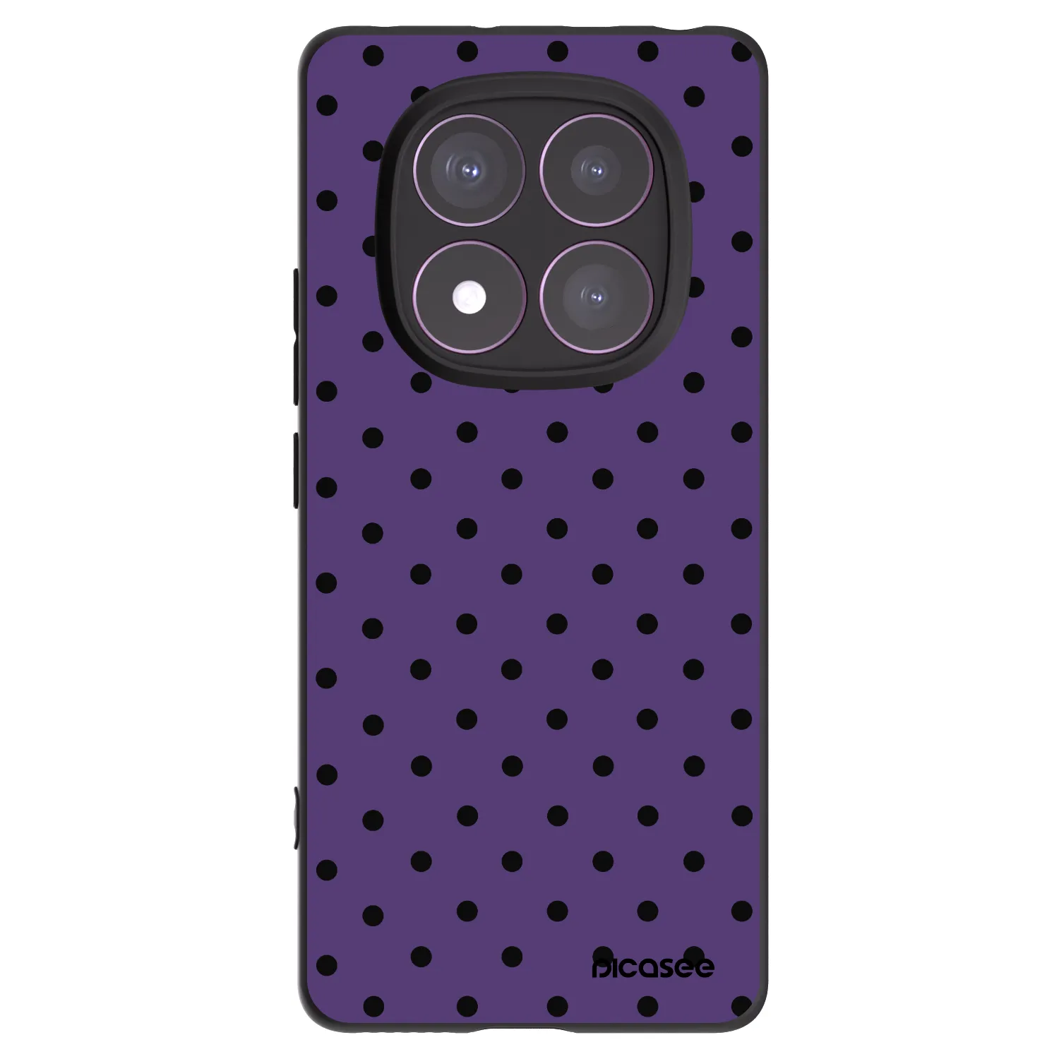 Picasee silikonový černý obal pro Xiaomi Redmi Note 14 Pro 4G - Flickers 2