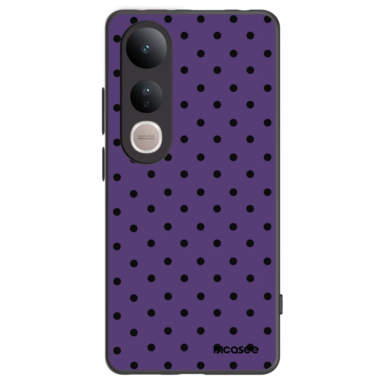 Picasee silikonový černý obal pro Vivo V50 Lite 5G - Flickers 2