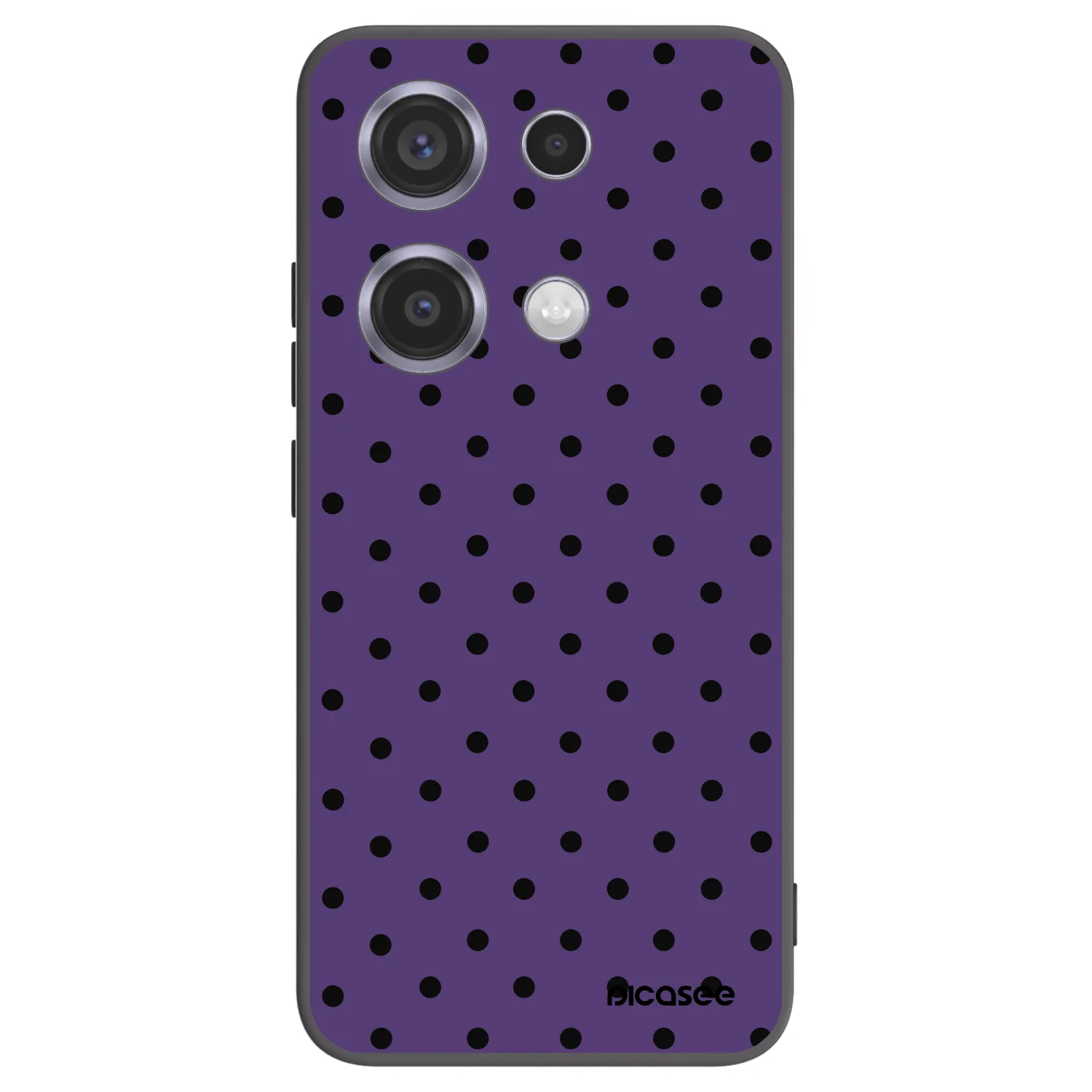 Picasee silikonový černý obal pro Xiaomi Redmi Note 14S - Flickers 2