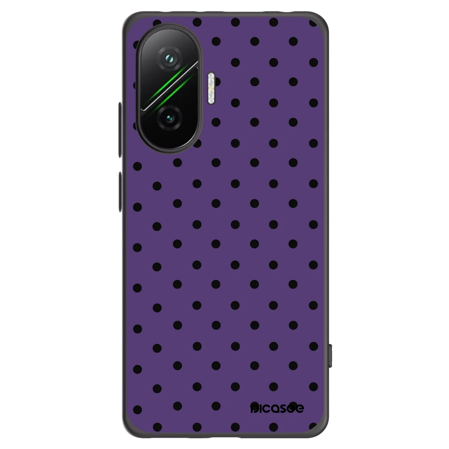 Picasee silikonový černý obal pro Xiaomi Poco F7 5G - Flickers 2