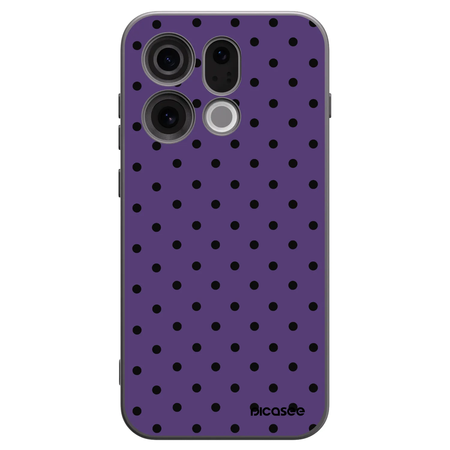 Picasee silikonový černý obal pro OPPO Find X9 - Flickers 2
