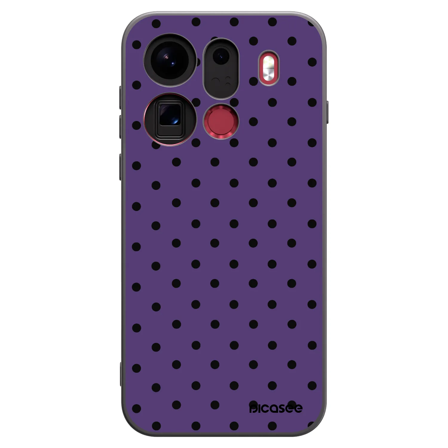 Picasee silikonový černý obal pro OPPO Find X9 Pro - Flickers 2