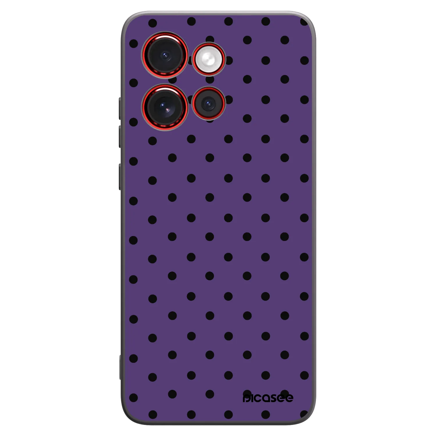 Picasee silikonový černý obal pro Motorola Edge 60 Neo 5G - Flickers 2