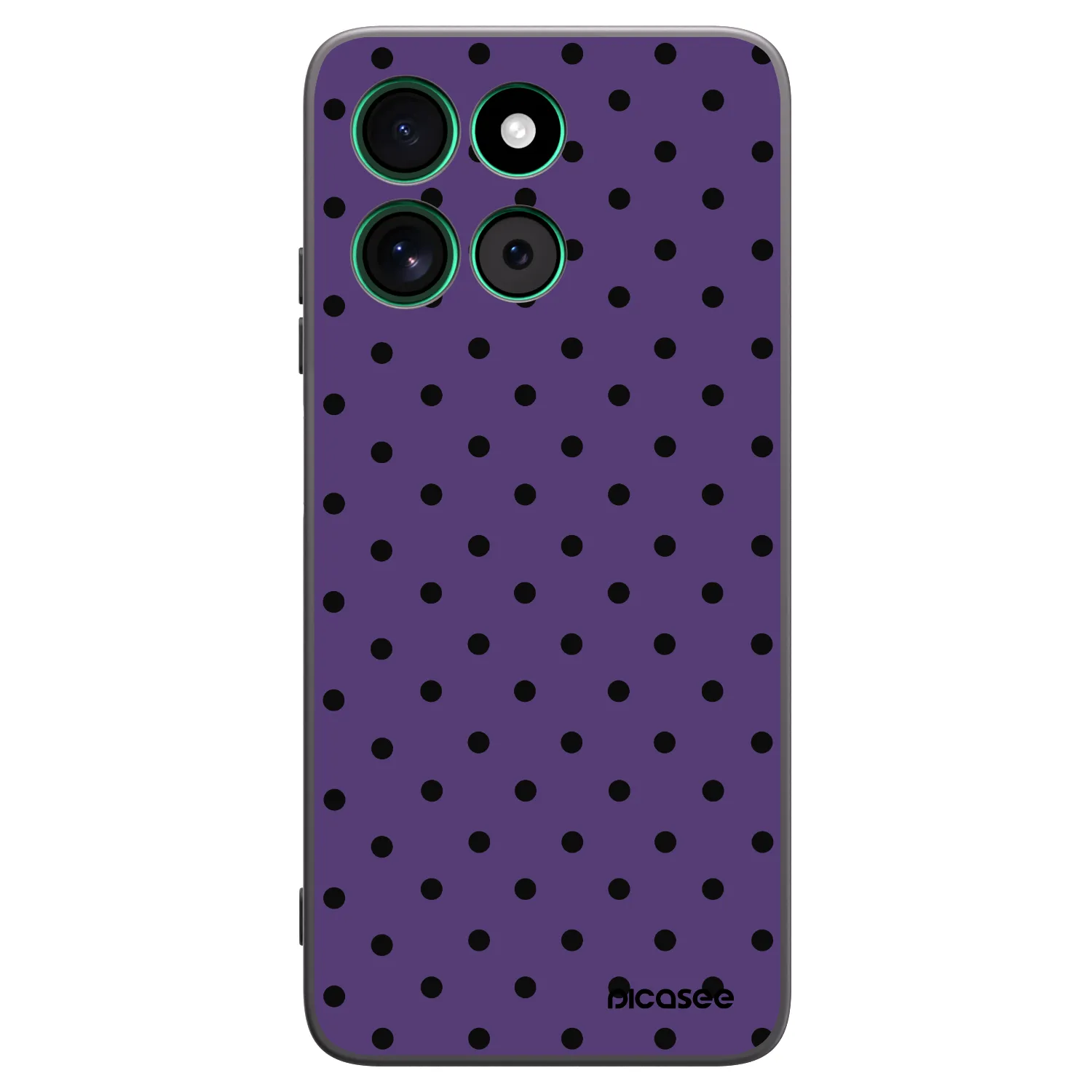 Picasee silikonový černý obal pro Motorola Moto G57 Power - Flickers 2