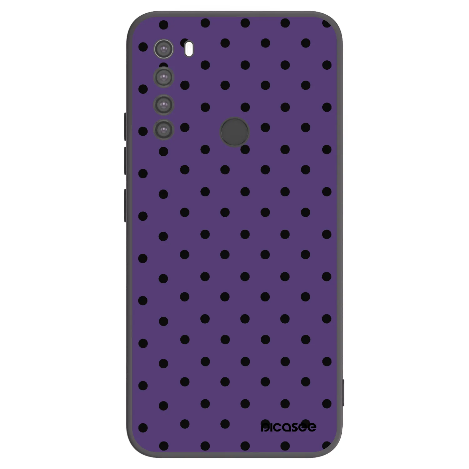 Picasee silikonový černý obal pro Xiaomi Redmi Note 8 - Flickers 2