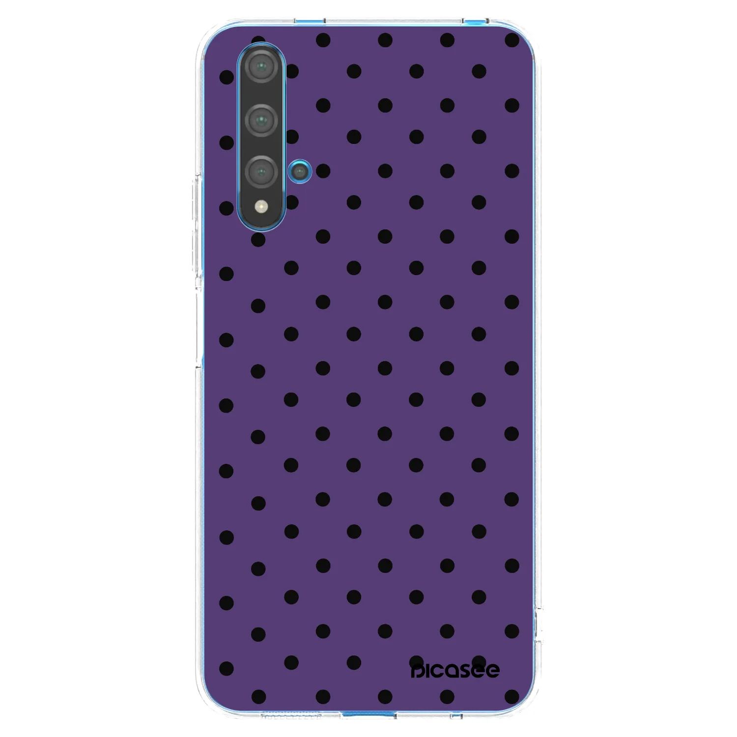 Picasee silikonový průhledný obal pro Huawei Nova 5T - Flickers 2