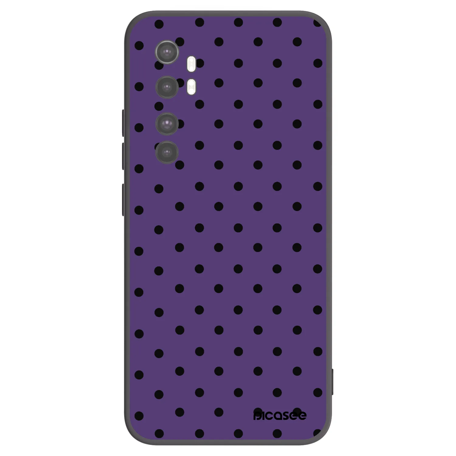 Picasee silikonový černý obal pro Xiaomi Mi Note 10 Lite - Flickers 2