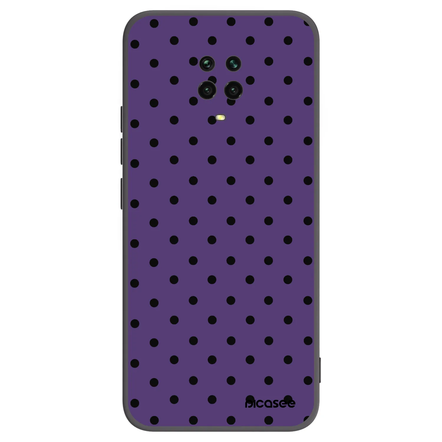 Picasee silikonový černý obal pro Xiaomi Redmi Note 9S - Flickers 2