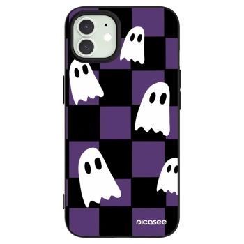 Picasee silikonový černý obal pro Apple iPhone 12 - Ghosts