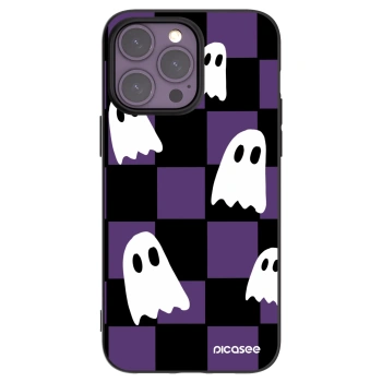 Picasee silikonový černý obal pro Apple iPhone 14 Pro Max - Ghosts