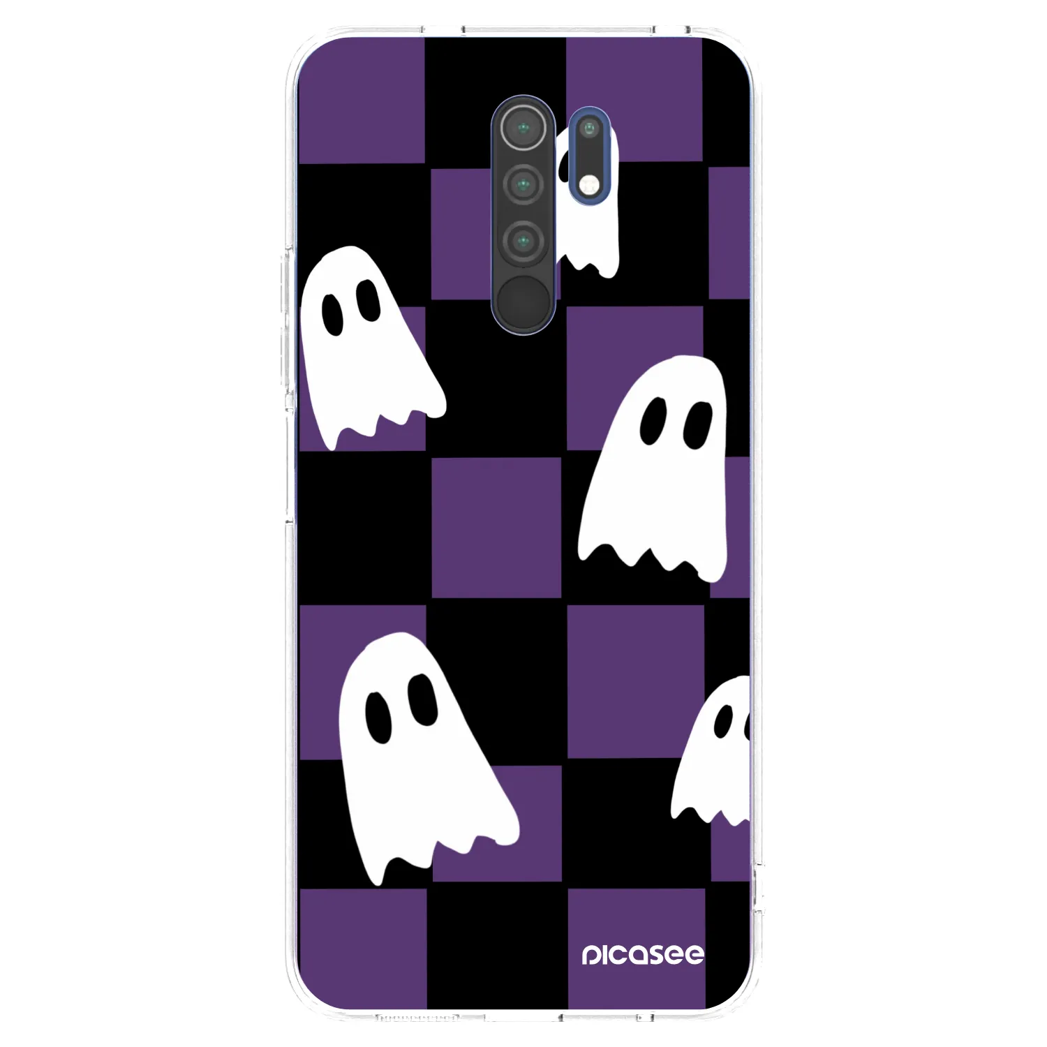 Picasee silikonový průhledný obal pro Xiaomi Redmi 9 - Ghosts