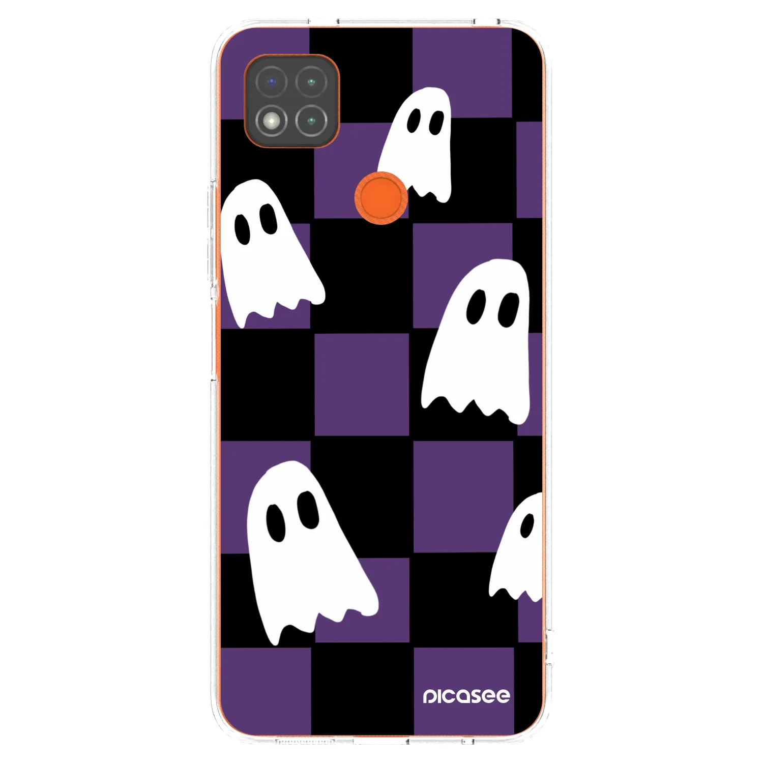 Picasee silikonový průhledný obal pro Xiaomi Redmi 9C - Ghosts