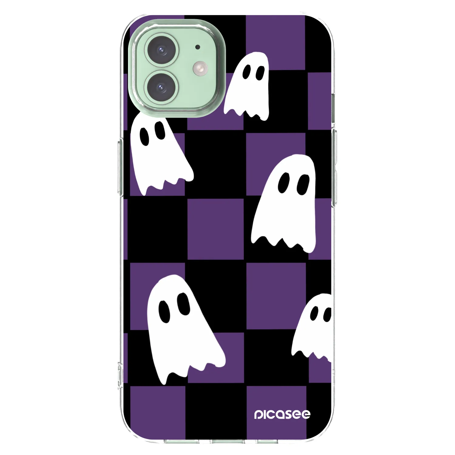 Picasee silikonový průhledný obal pro Apple iPhone 12 - Ghosts