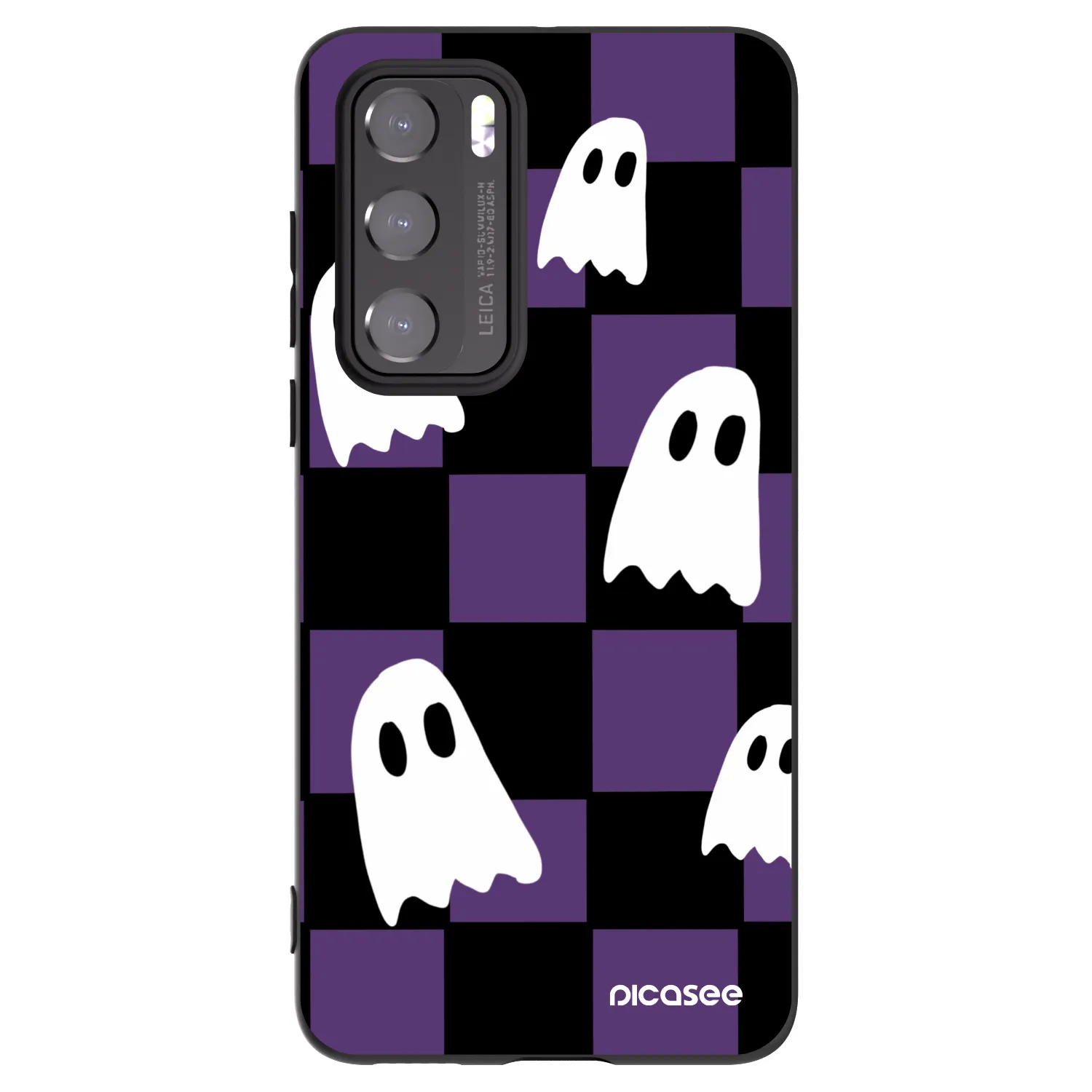 Picasee silikonový černý obal pro Huawei P40 - Ghosts
