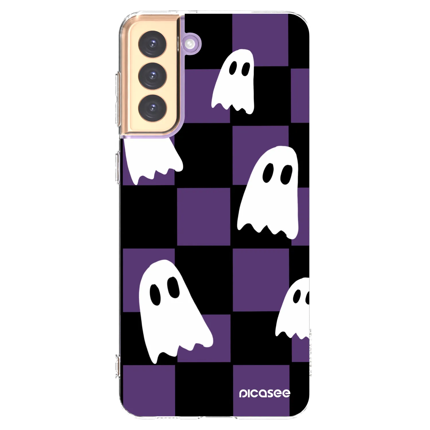Picasee silikonový průhledný obal pro Samsung Galaxy S21+ 5G G996F - Ghosts