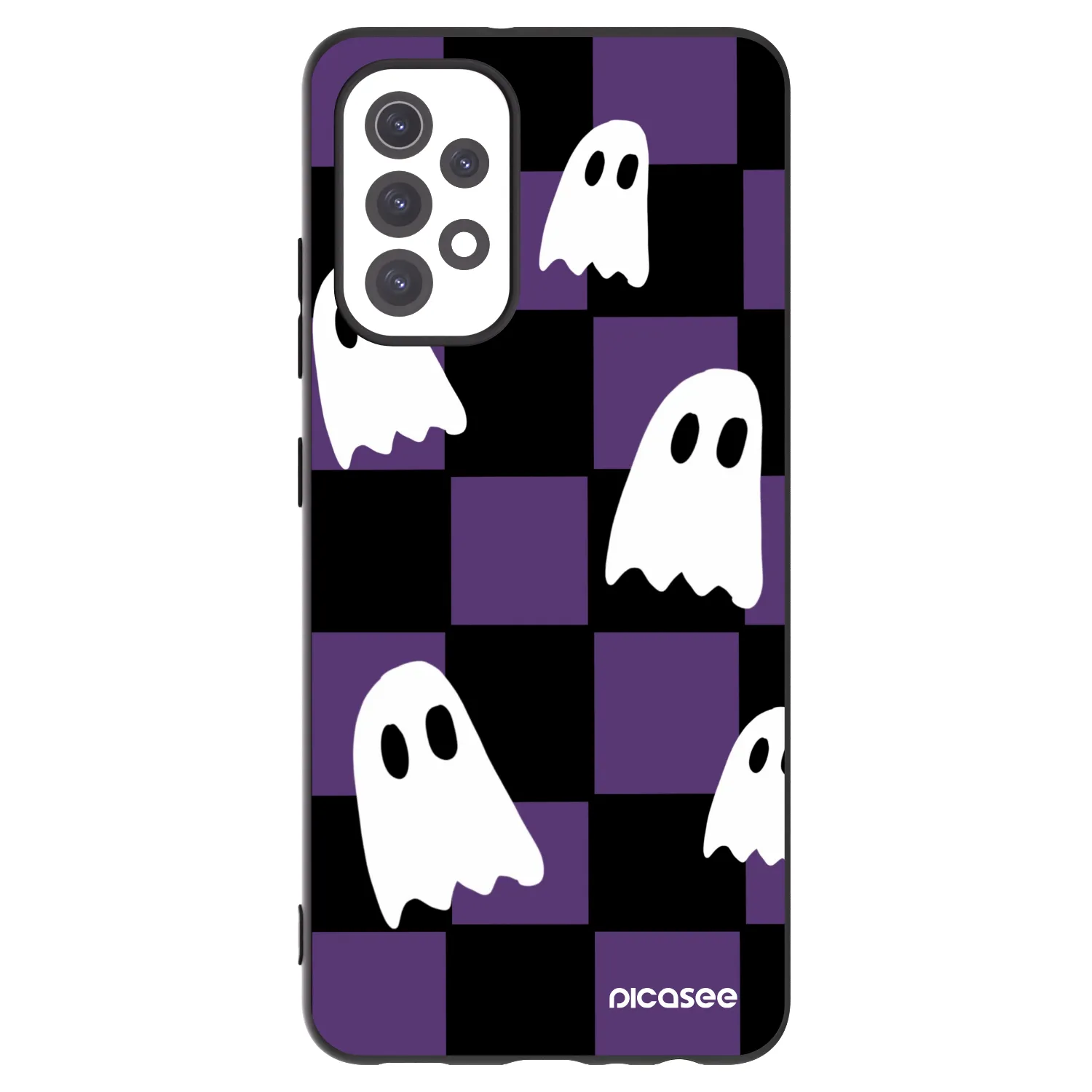 Picasee silikonový černý obal pro Samsung Galaxy A32 5G A326B - Ghosts