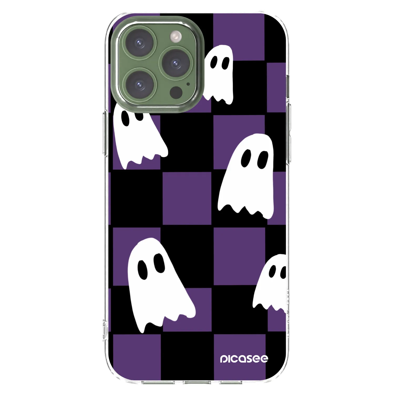 Picasee silikonový průhledný obal pro Apple iPhone 13 Pro Max - Ghosts
