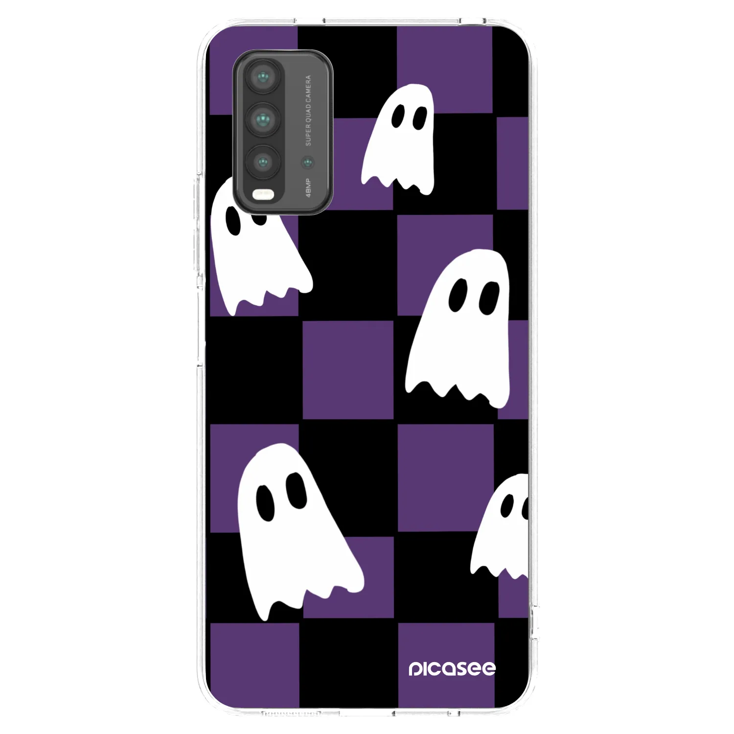 Picasee silikonový průhledný obal pro Xiaomi Redmi 9T - Ghosts