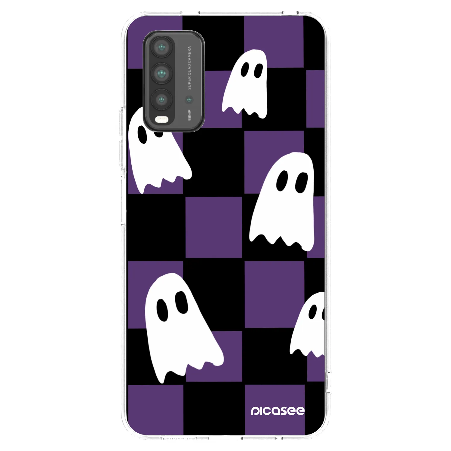 Picasee silikonový černý obal pro Xiaomi Redmi 9T - Ghosts