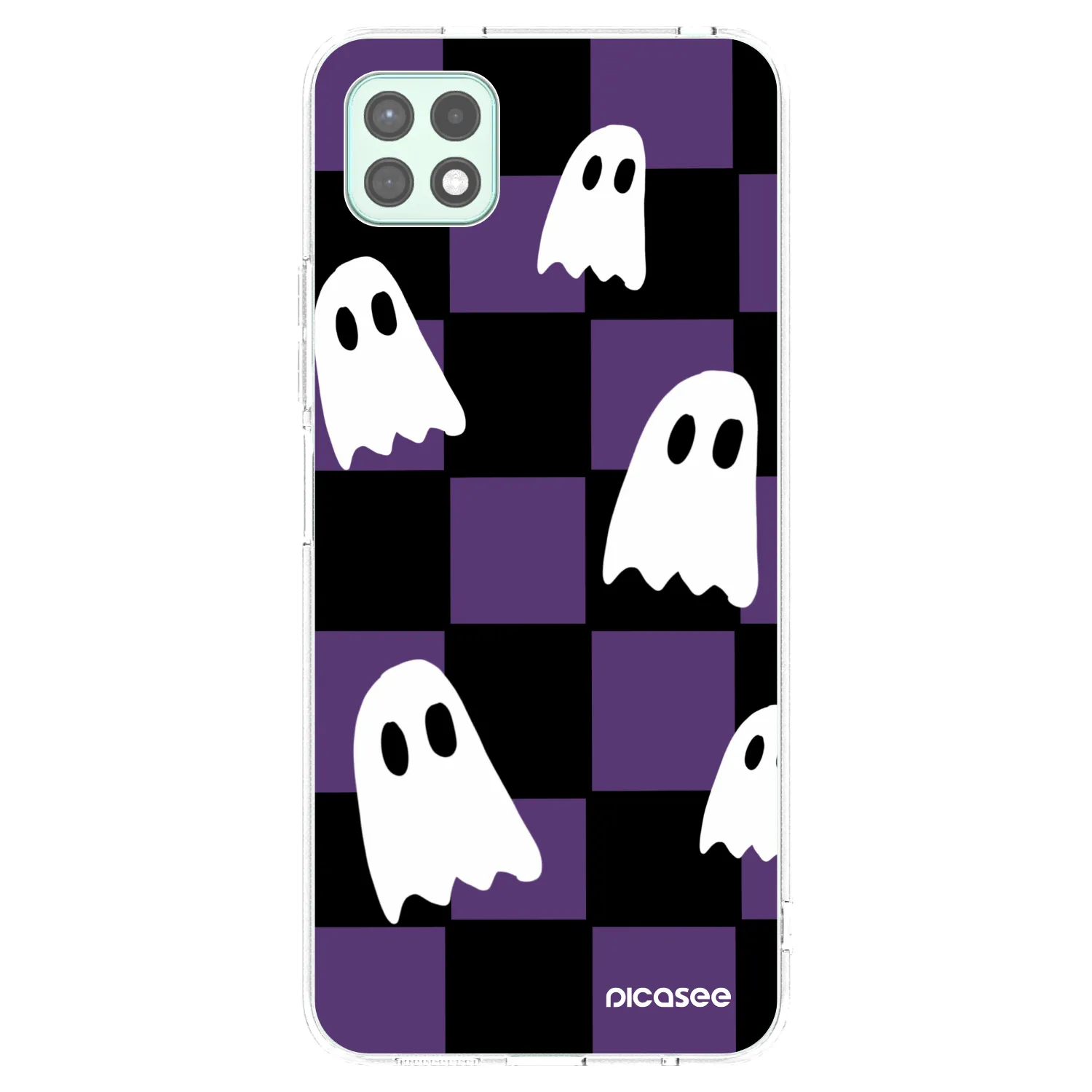Picasee silikonový průhledný obal pro Samsung Galaxy A22 A226B 5G - Ghosts