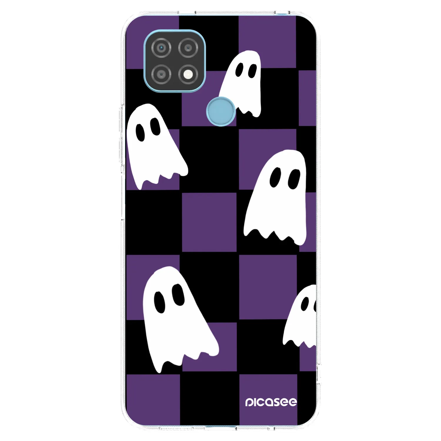 Picasee silikonový průhledný obal pro Realme C21 - Ghosts