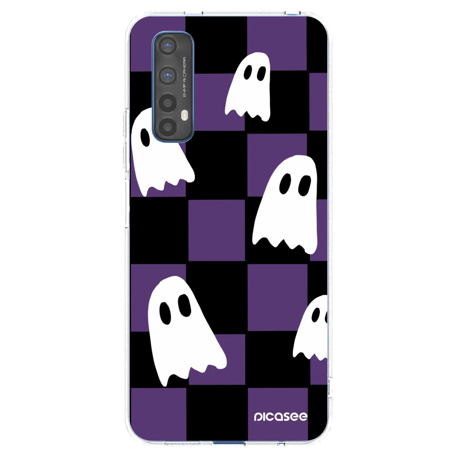 Picasee silikonový průhledný obal pro Realme 7 - Ghosts