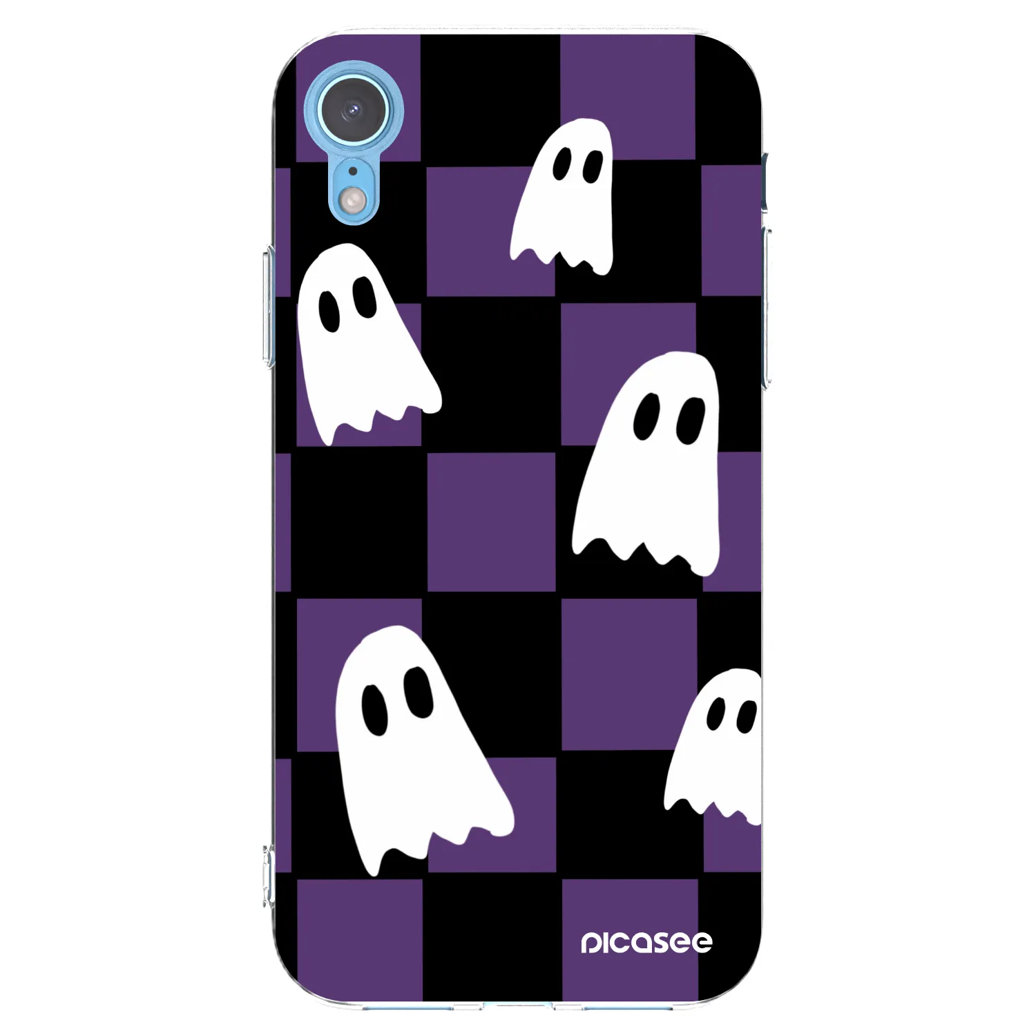 Picasee silikonový průhledný obal pro Apple iPhone XR - Ghosts