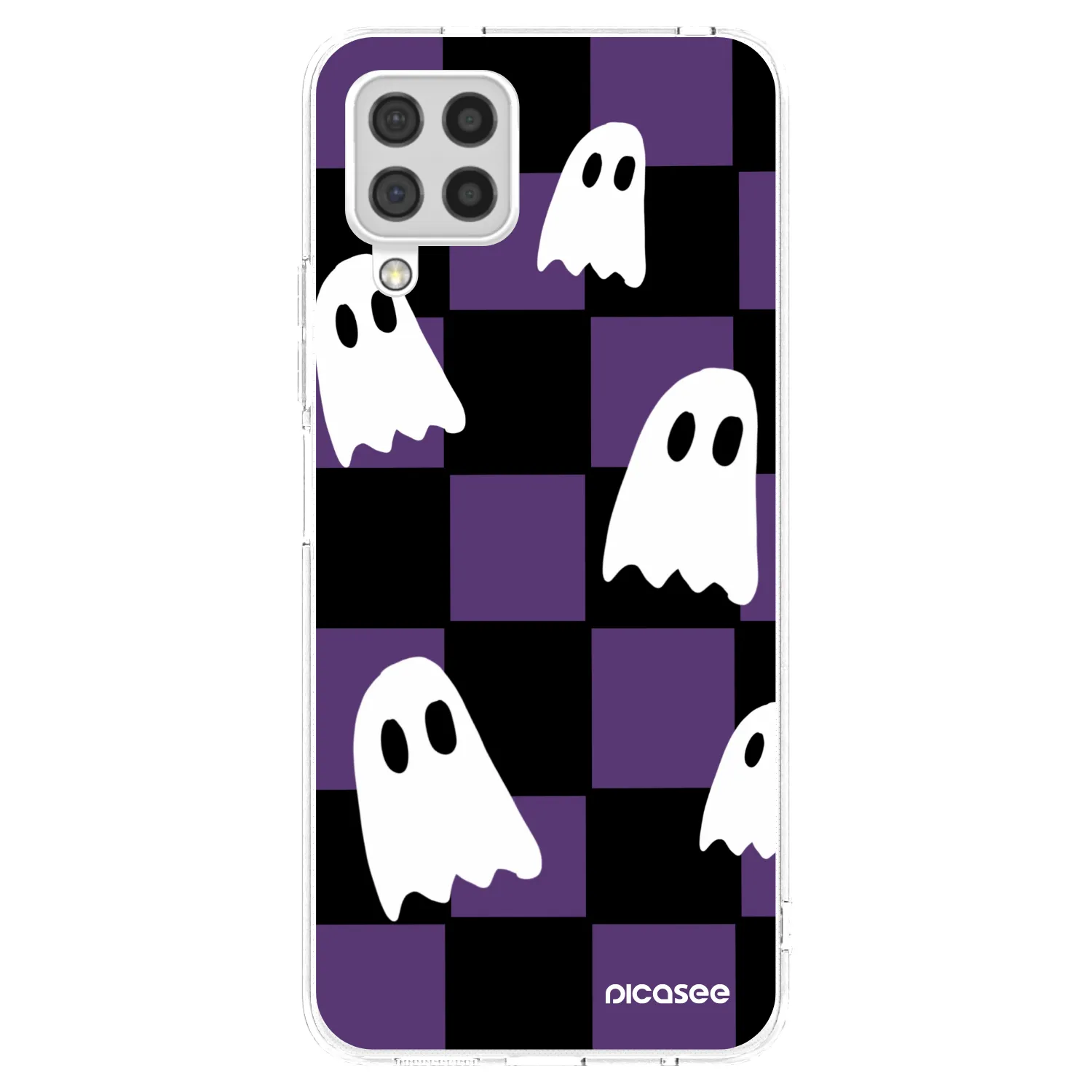 Picasee silikonový průhledný obal pro Samsung Galaxy A22 A225F 4G - Ghosts
