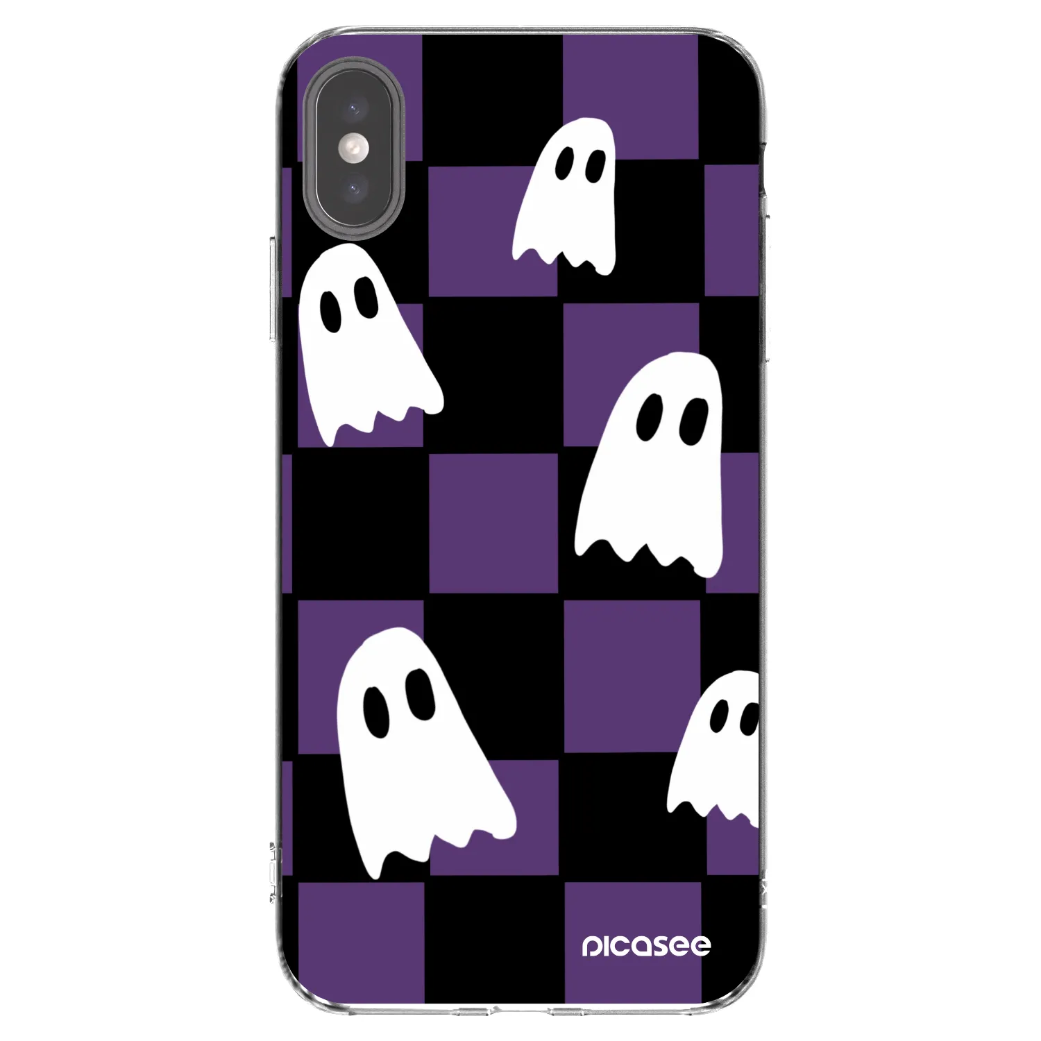 Picasee silikonový průhledný obal pro Apple iPhone XS Max - Ghosts