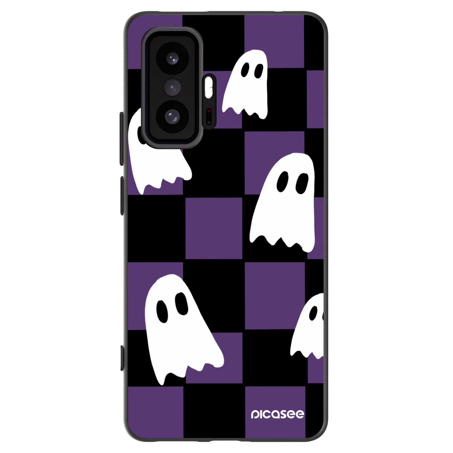 Picasee silikonový černý obal pro Xiaomi 11T Pro - Ghosts