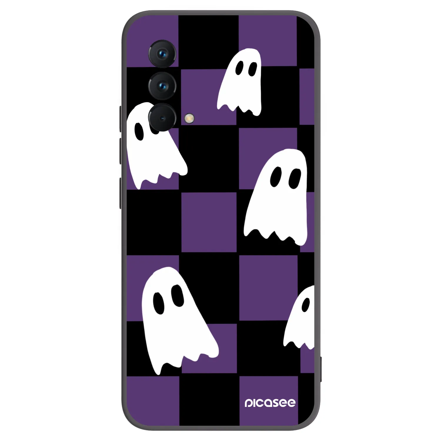 Picasee silikonový černý obal pro Realme GT Master Edition 5G - Ghosts