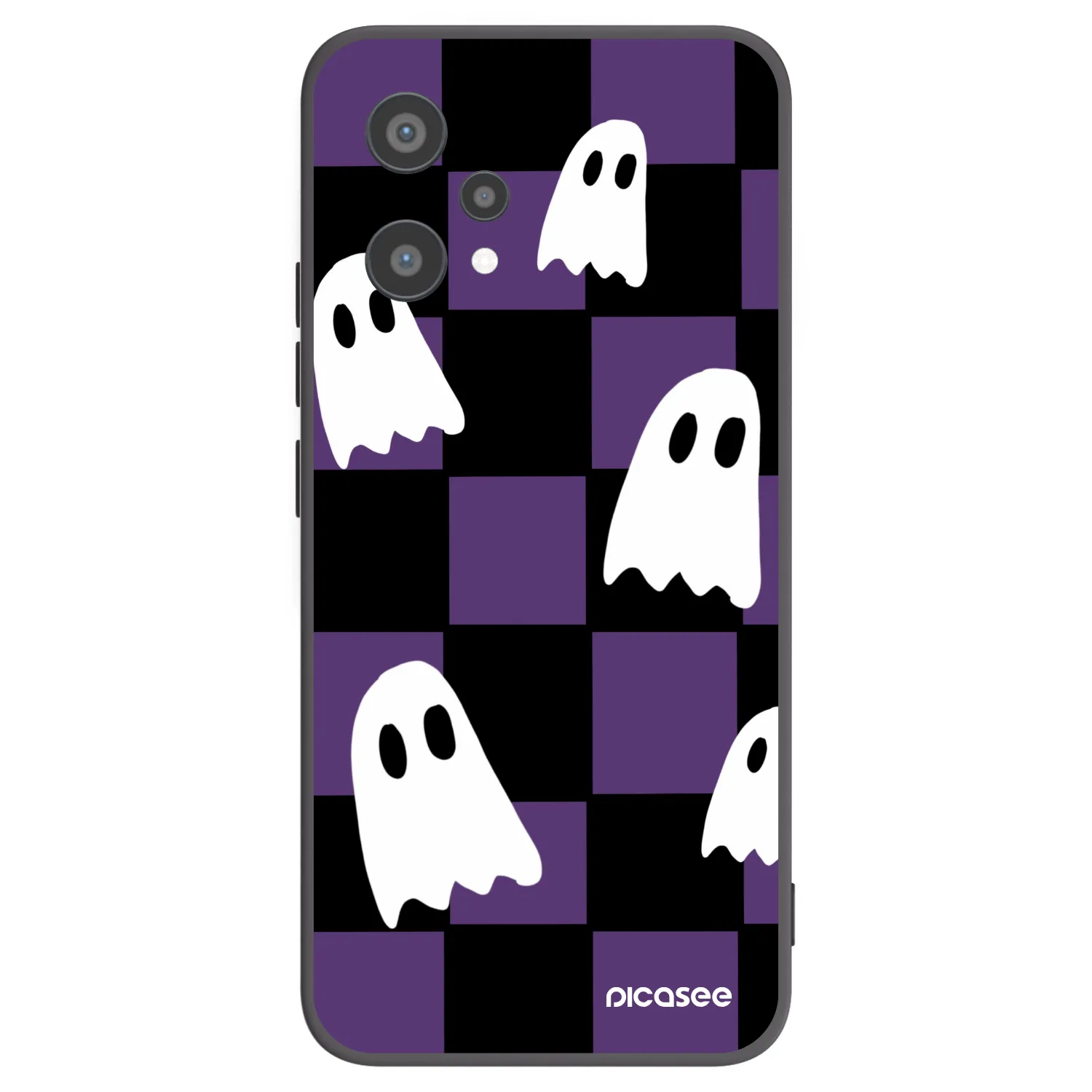 Picasee silikonový černý obal pro Realme 9 Pro 5G - Ghosts