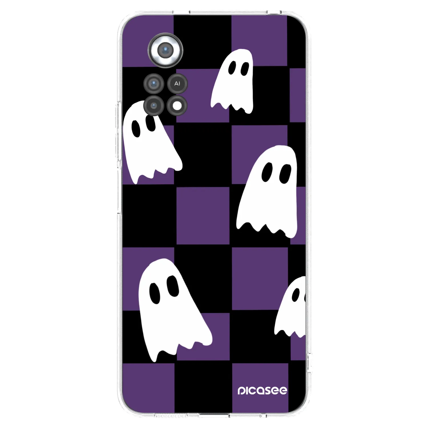 Picasee silikonový průhledný obal pro Xiaomi Poco X4 Pro 5G - Ghosts