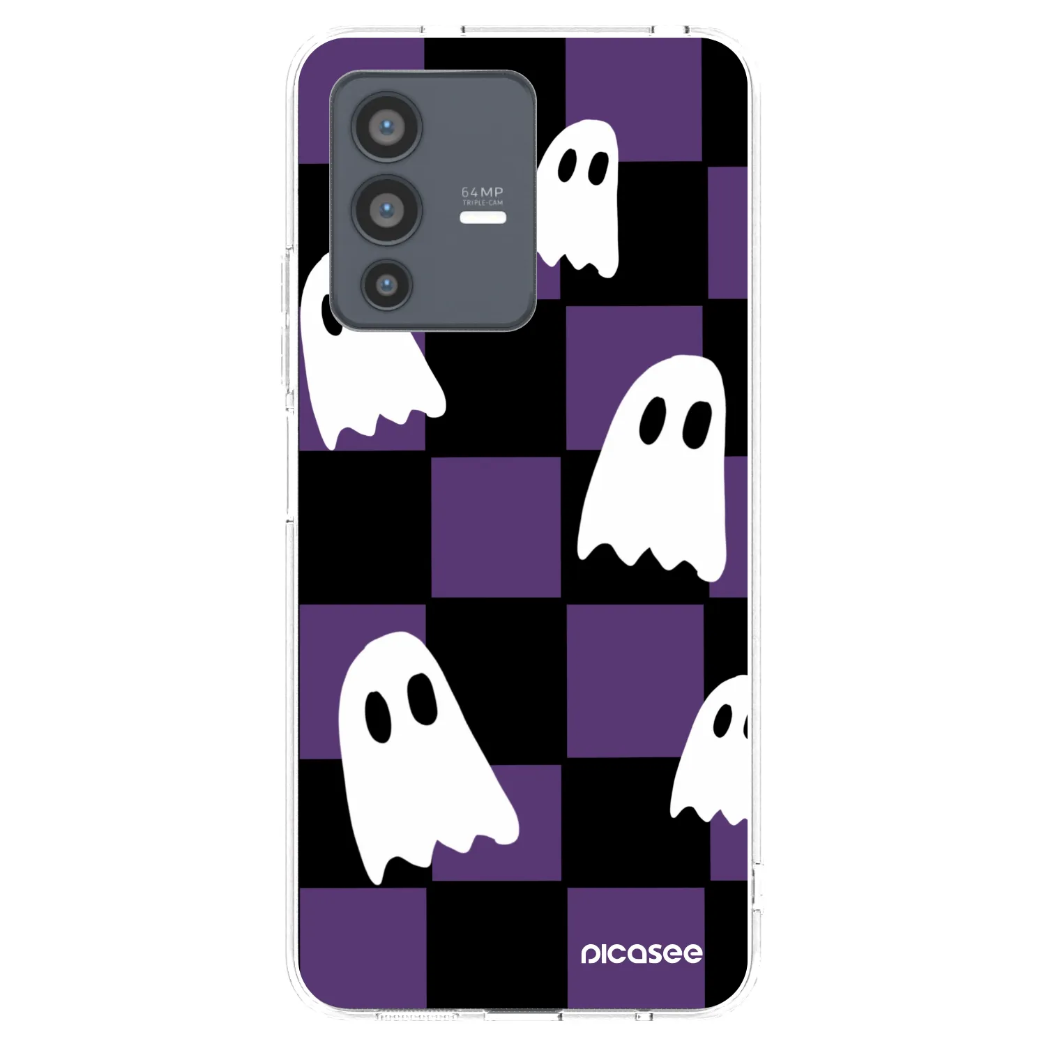 Picasee silikonový průhledný obal pro Vivo V23 5G - Ghosts