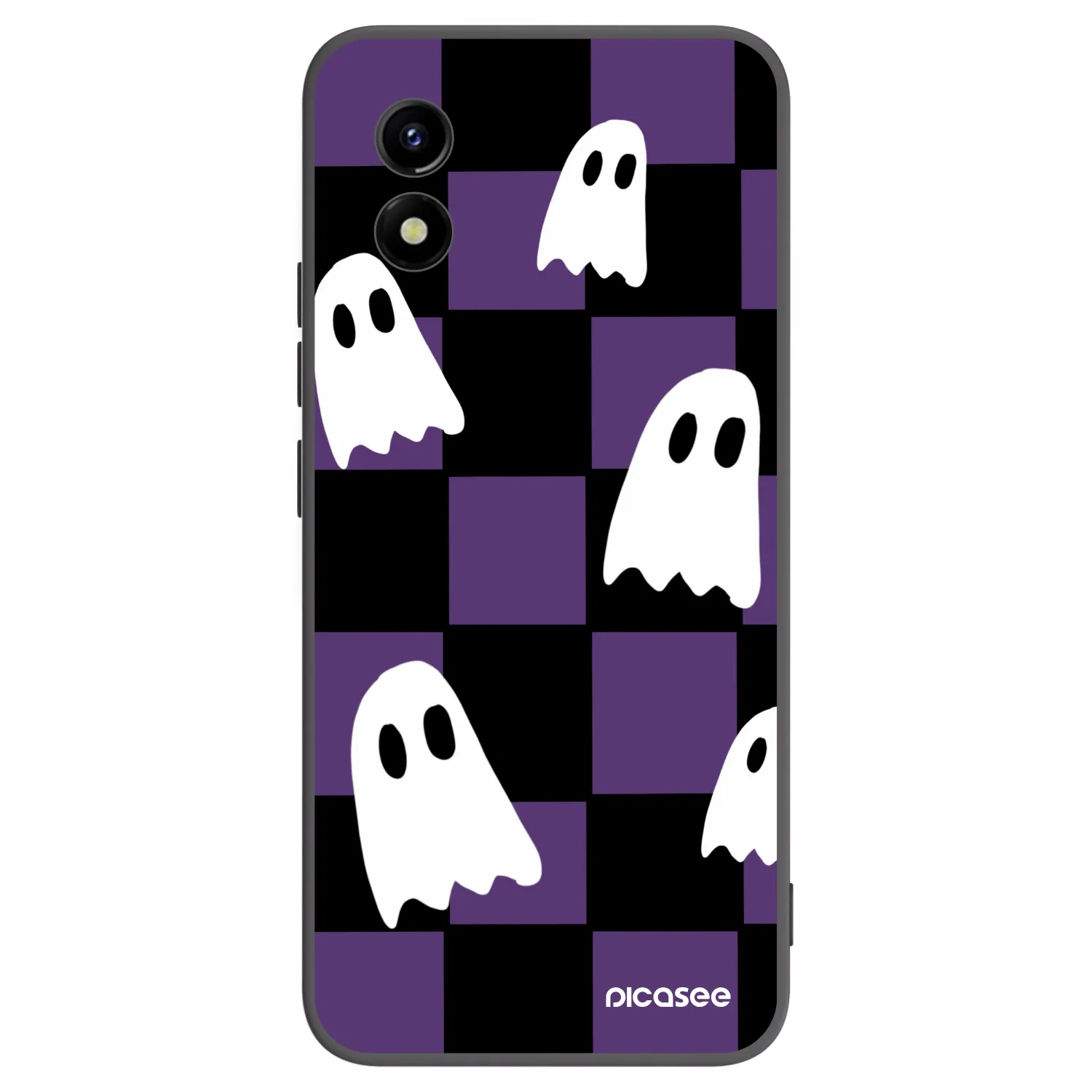 Picasee silikonový černý obal pro Vivo Y01 - Ghosts