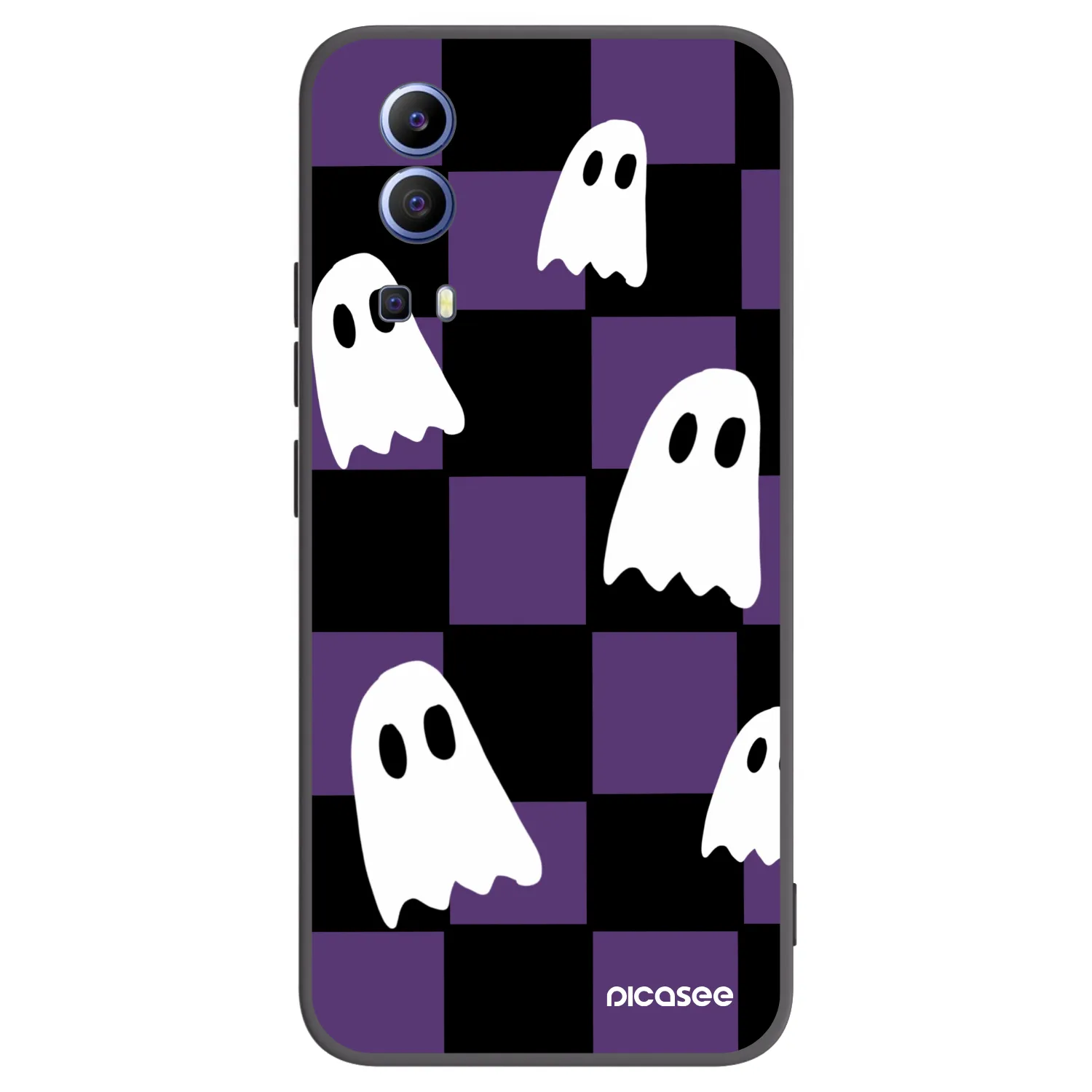 Picasee silikonový černý obal pro Vivo Y52 5G - Ghosts