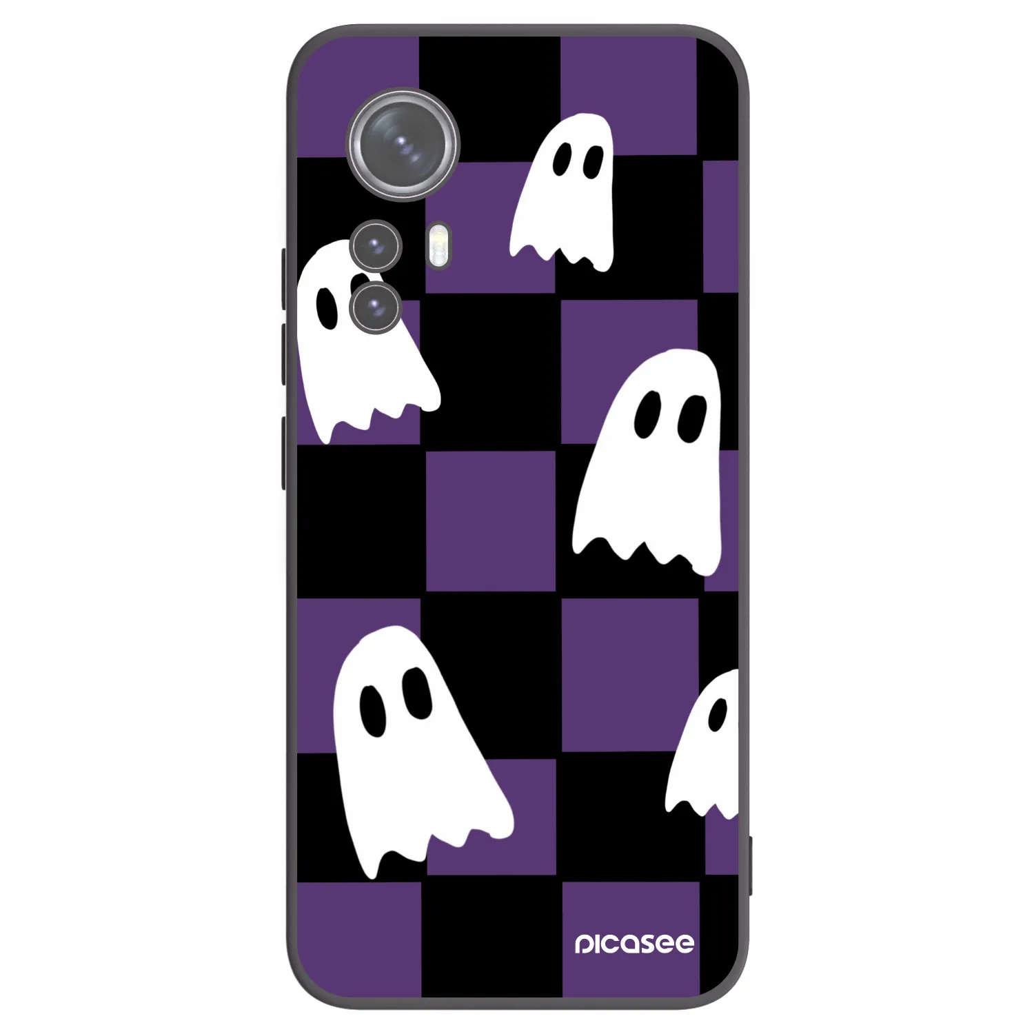 Picasee silikonový černý obal pro Xiaomi 12X - Ghosts