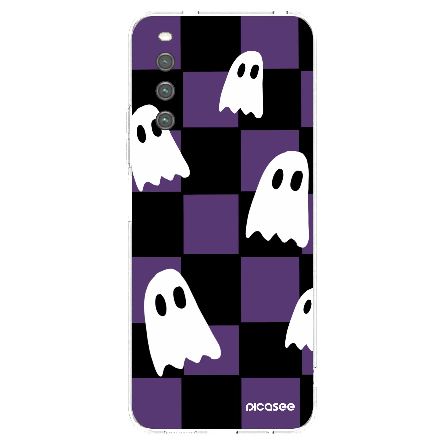 Picasee silikonový průhledný obal pro Sony Xperia 10 IV 5G - Ghosts