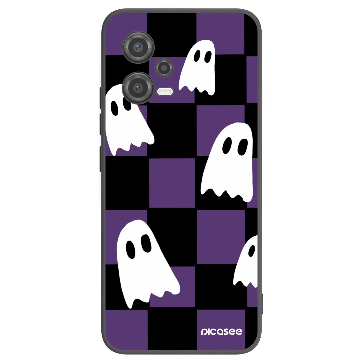 Picasee silikonový černý obal pro Xiaomi Poco X5 - Ghosts