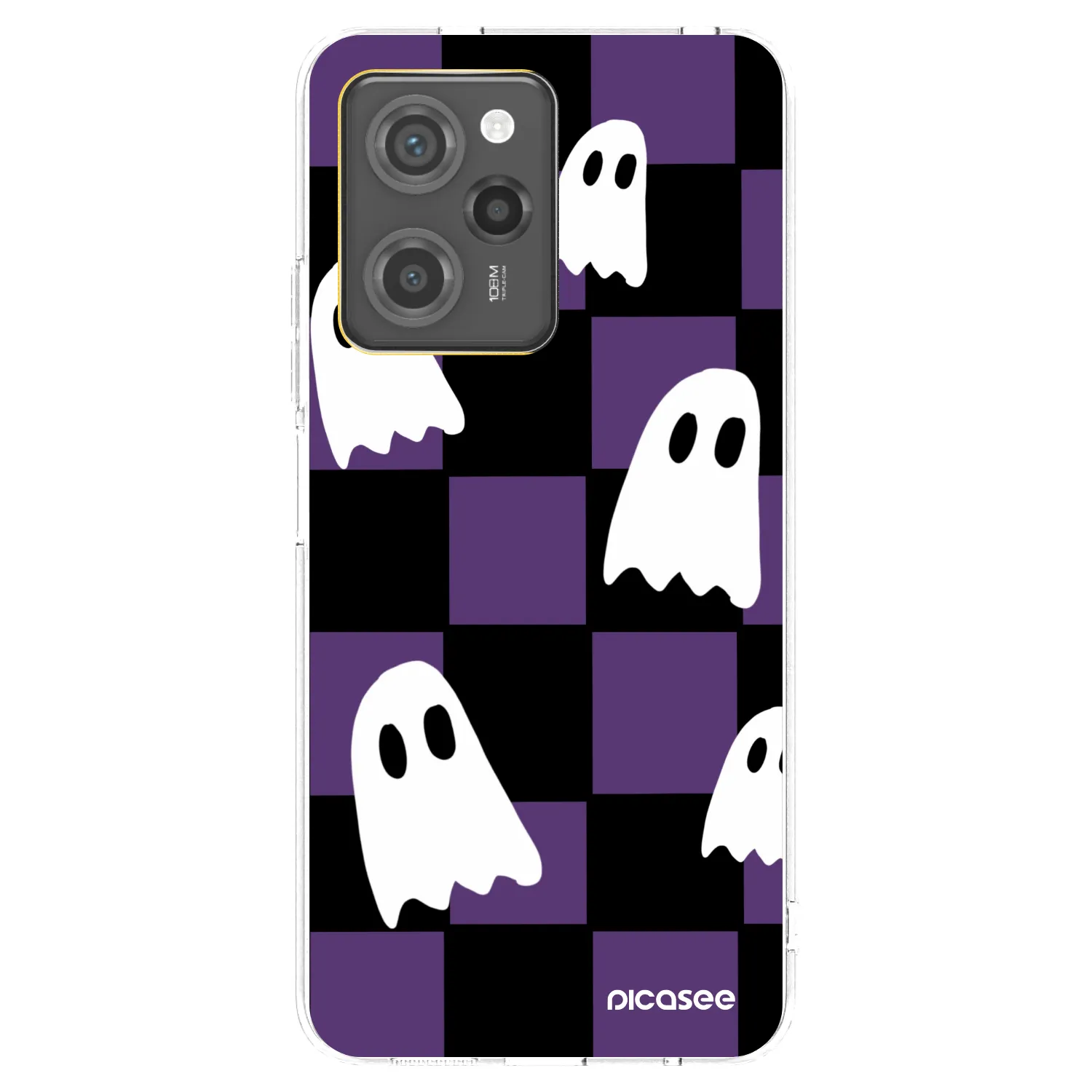 Picasee silikonový černý obal pro Xiaomi Poco X5 Pro - Ghosts