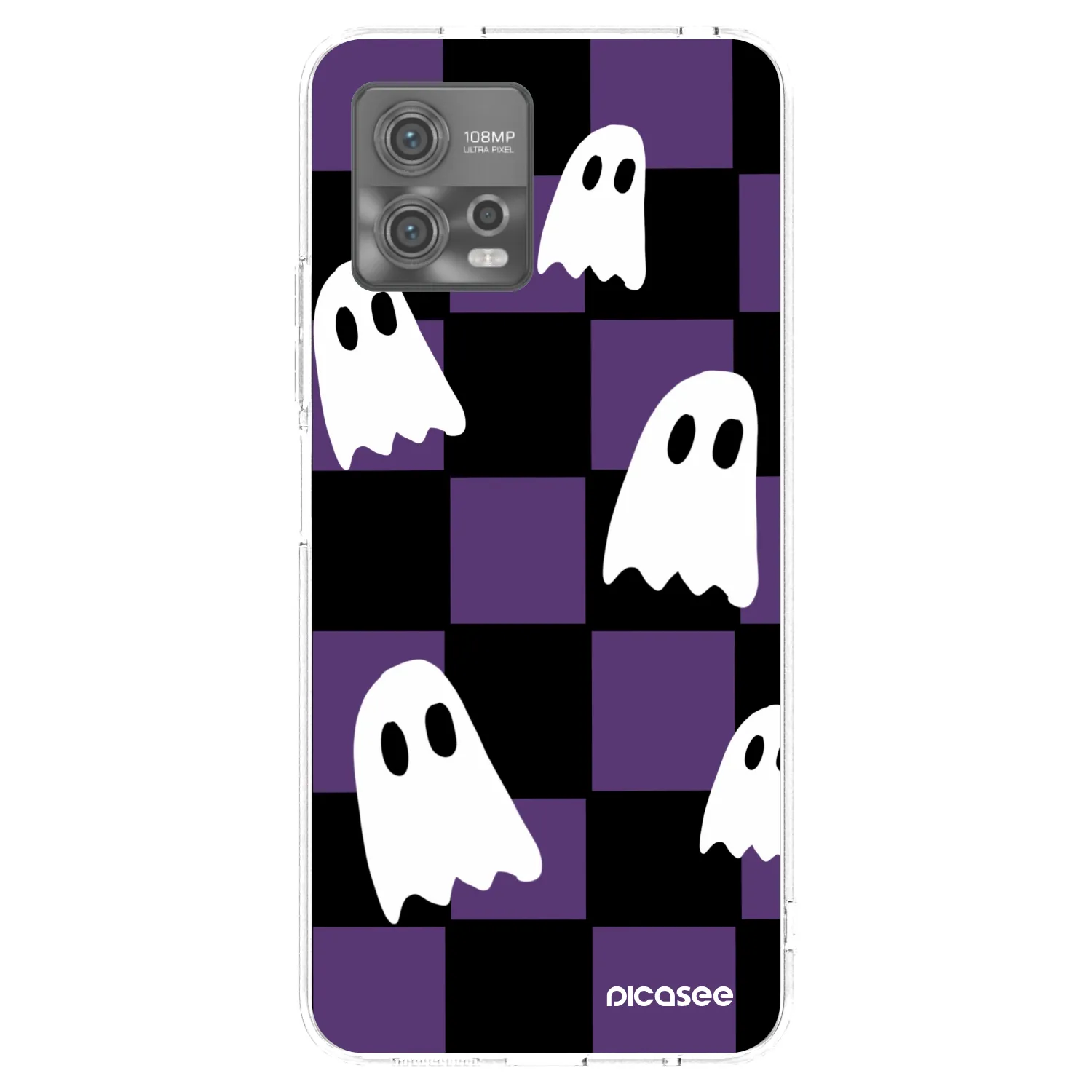 Picasee silikonový průhledný obal pro Motorola Moto G72 - Ghosts