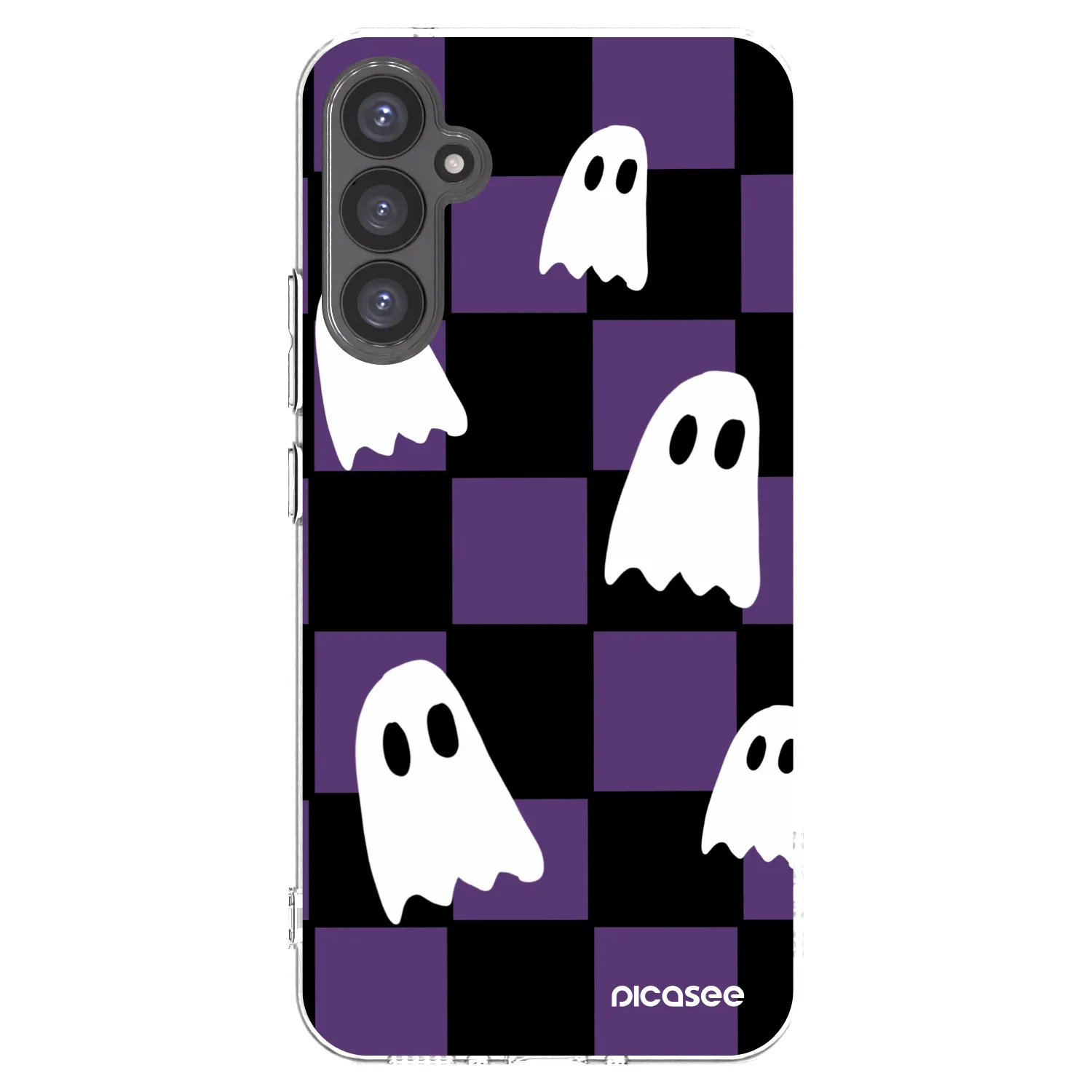 Picasee silikonový průhledný obal pro Samsung Galaxy A34 5G A346B - Ghosts